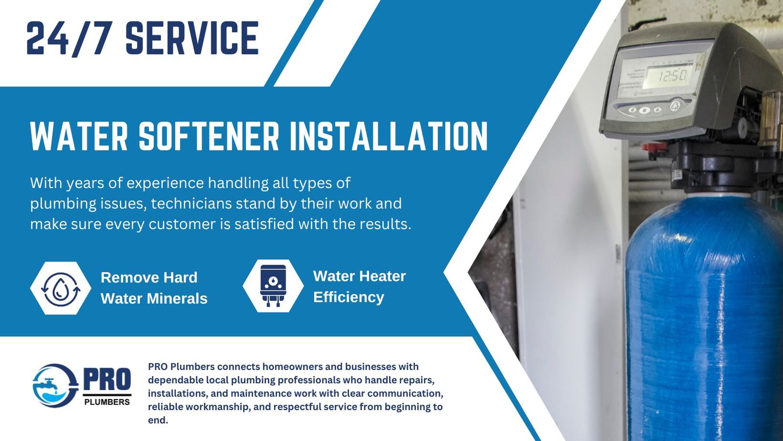 Water softener installation in Wylie, TX